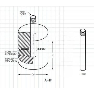 Aluminum Anode – Galv III HF-44 Cylindrical